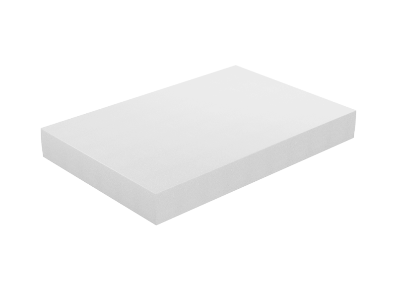 Αφρολέξ μασίφ 3000 σκληρότητα Super - Λευκό 4 cm