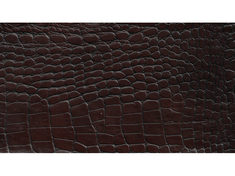 Δερματίνη με το μέτρο Manaos 12 Pu / Pvc Crocodile Skin Effect Dark Cherry Brown