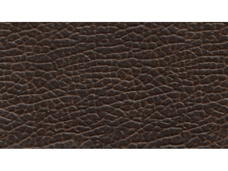 Δερματίνη με το μέτρο Manaos 15 Pu / Pvc Crocodile Skin Effect Coffee Brown