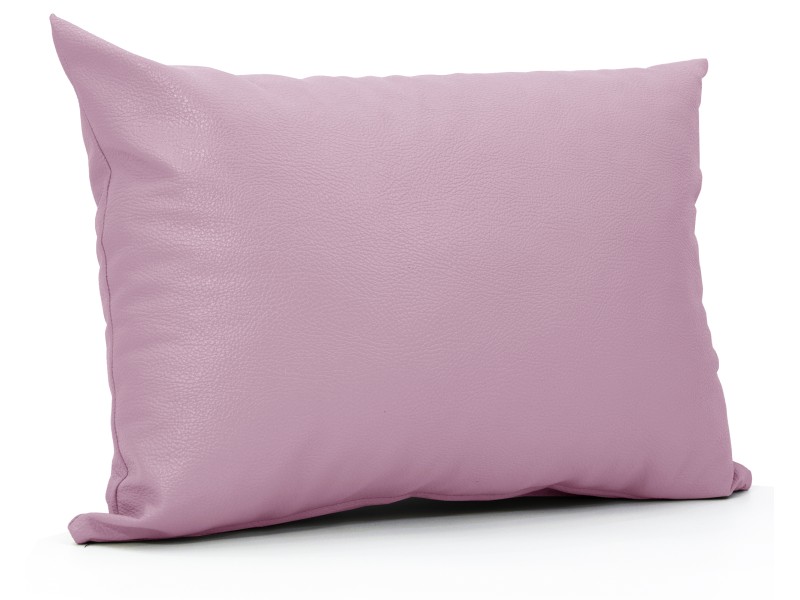 Μαξιλάρι Δερματίνη καναπέ Odario 23 - Baby Pink Με Φερμουάρ
