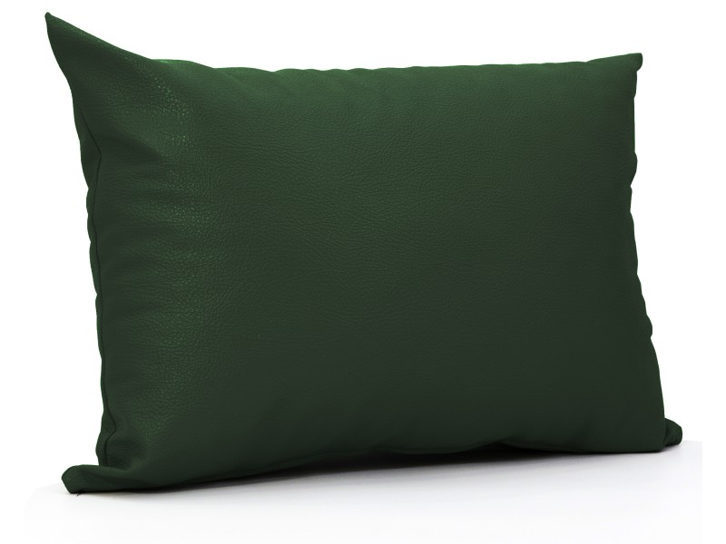 Μαξιλάρι Δερματίνη καναπέ Odario 8 - Dark Green Με Φερμουάρ