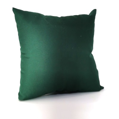 Μαξιλάρι καναπέ 80% Βαμβάκι + 20% Polyester κυπαρισσί με γέμιση comforel 35 x 35 (Σειρά λονέτα)