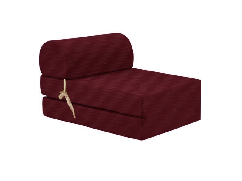Πολυθρόνα - Κρεβάτι Flip Chair λονέτα μπορντώ χρώμα Florina