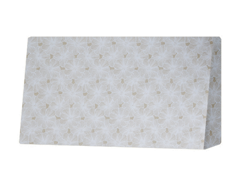 Μαξιλάρι πλάτης τριγωνικό Με Σχέδιο Diva C 090 - Λονέτα Ύφασμα Λουλούδια