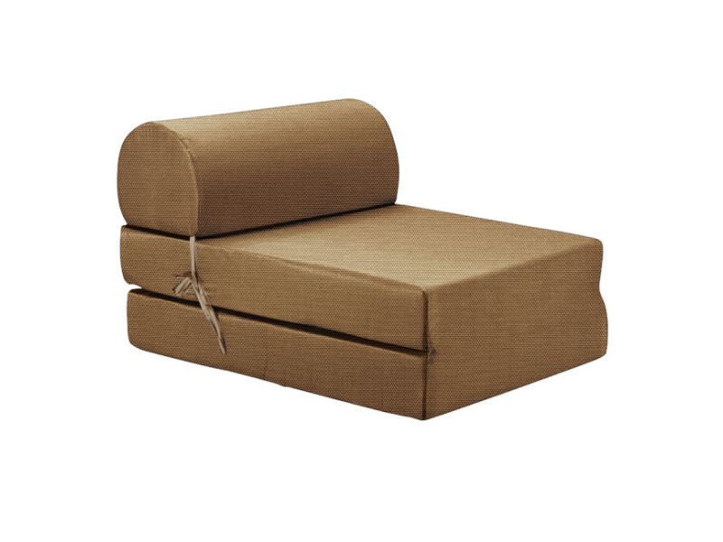Πολυθρόνα - Κρεβάτι Flip Chair αδιάβροχο Από Ομπρελόπανο ύφασμα καμηλό Florina