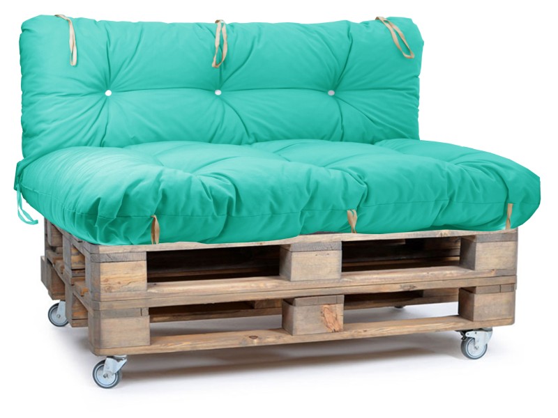 Μαξιλάρι αδιάβροχο για καναπέ με ενσωματωμένη πλάτη Μονόχρωμο βεραμάν από ομπρελόπανο
