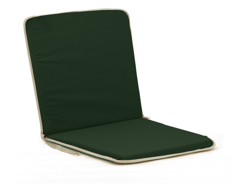 Μαξιλάρι αδιάβροχο καρέκλας με πλάτη μονόχρωμο κυπαρισσί