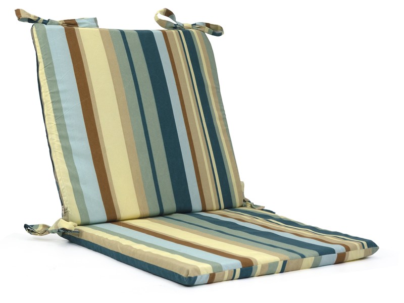 Μαξιλάρι καρέκλας με κορδόνια στην πλάτη με Σχέδιο Lisbon | Ύφασμα Κρετόν