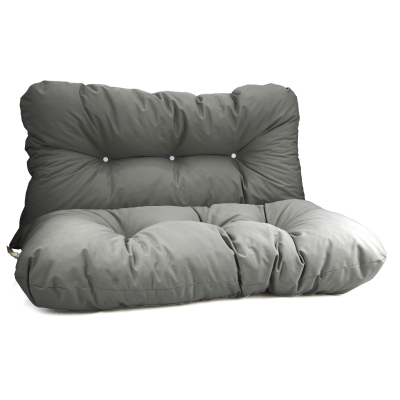 Μαξιλάρι αδιάβροχο για καναπέ με ενσωματωμένη πλάτη γκρι ανοιχτό