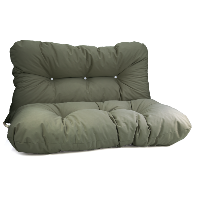 Μαξιλάρι αδιάβροχο για καναπέ με ενσωματωμένη πλάτη Kakki