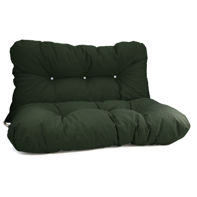 Μαξιλάρι αδιάβροχο για καναπέ με ενσωματωμένη πλάτη κυπαρισσί