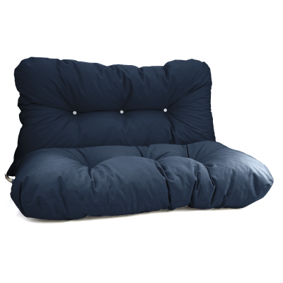 Μαξιλάρι αδιάβροχο για καναπέ με ενσωματωμένη πλάτη μπλε σκούρο