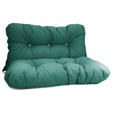 Μαξιλάρι αδιάβροχο για καναπέ με ενσωματωμένη πλάτη πετρολ