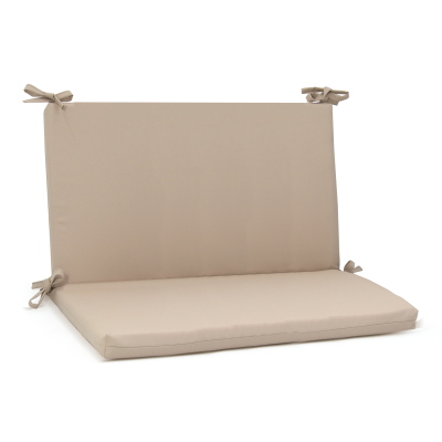 Μαξιλάρι για καναπέδες αδιάβροχο με κορδόνια στην πλάτη μπέζ μονόχρωμο