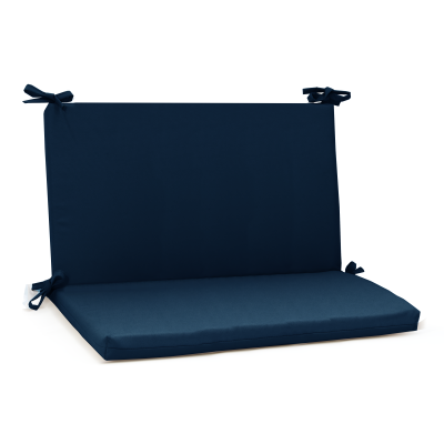 Μαξιλάρι για καναπέδες αδιάβροχο με κορδόνια στην πλάτη μπλε σκούρο μονόχρωμο