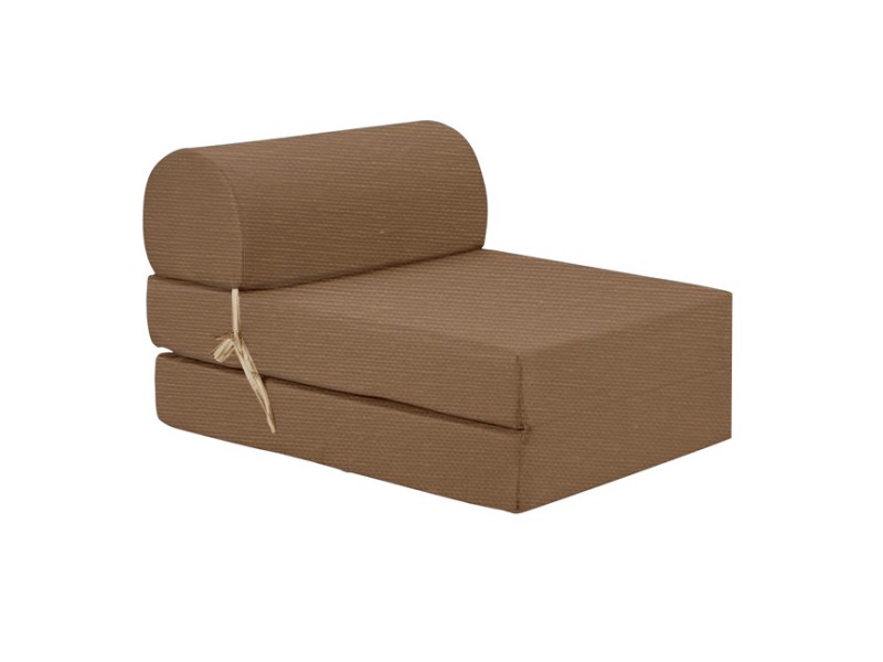 Πολυθρόνα - Κρεβάτι Flip Chair λονέτα καφέ χρώμα Florina
