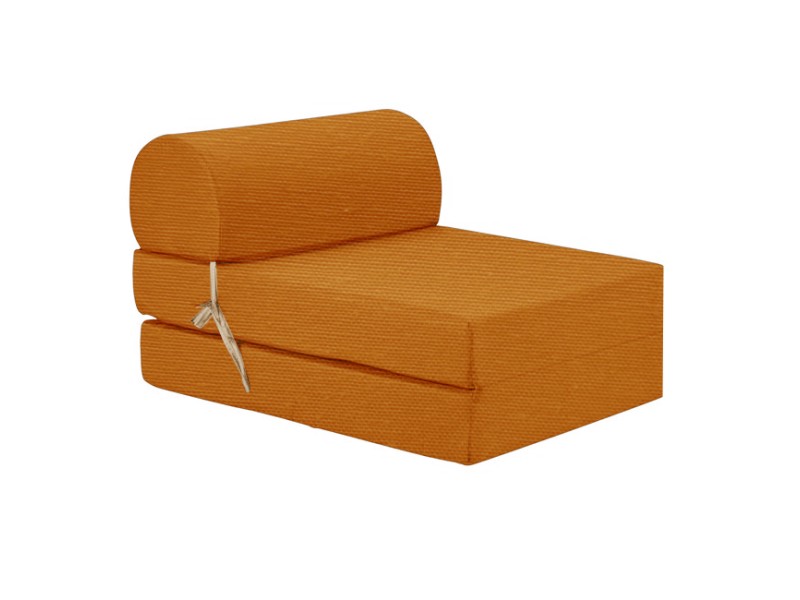 Πολυθρόνα - Κρεβάτι Flip Chair λονέτα πορτοκαλί χρώμα Florina