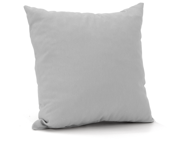 Μαξιλάρι καναπέ - δαπέδου μονόχρωμο Λευκό | Ύφασμα Λονέτα