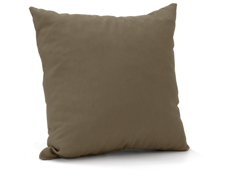 Μαξιλάρι καναπέ - δαπέδου μονόχρωμο Μόκα | Ύφασμα Λονέτα