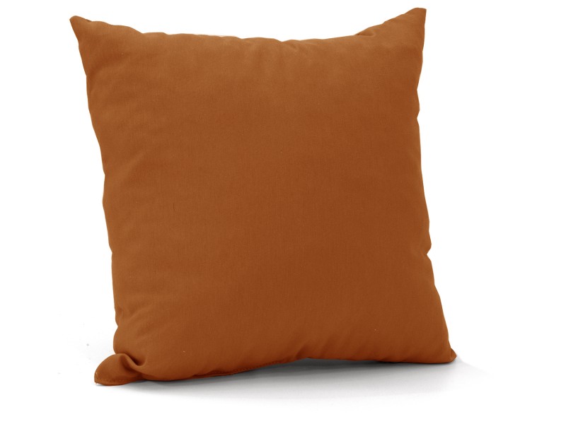 Μαξιλάρι καναπέ - δαπέδου μονόχρωμο Πορτοκαλί | Ύφασμα Λονέτα