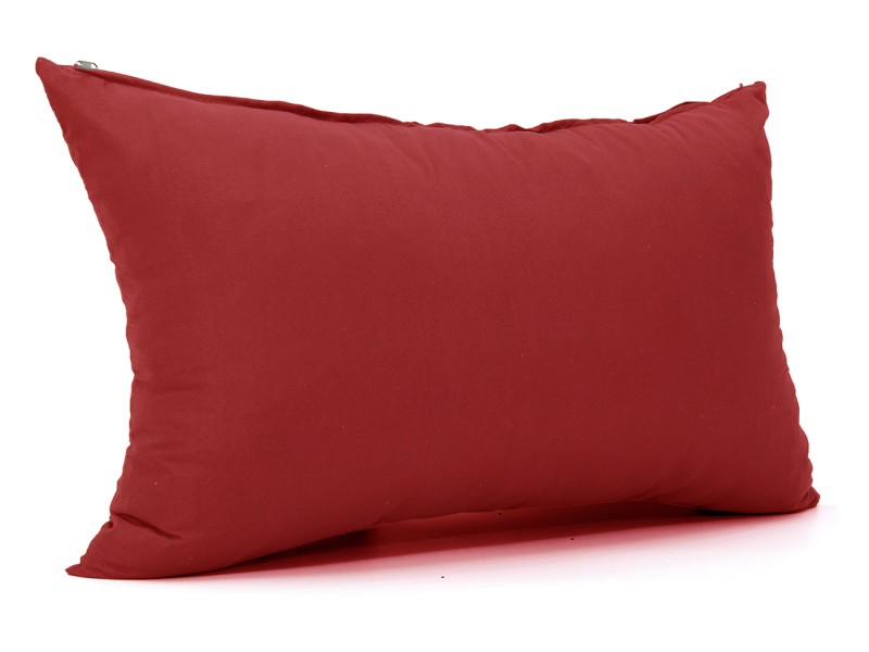 Μαξιλάρι καναπέ - δαπέδου μονόχρωμο κόκκινο - Ύφασμα κρετόν