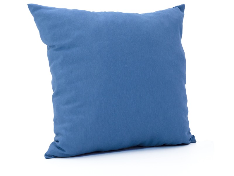 Μαξιλάρι καναπέ - δαπέδου μονόχρωμο Γαλάζιο | Ύφασμα Λονέτα