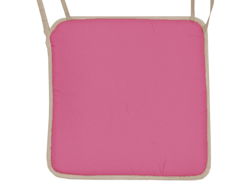 Μαξιλάρι καρέκλας με ρέλι, φούξια χρώμα