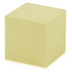Κύβος Αφρολέξ μασίφ 1000 σκληρότητα Medium - Κίτρινο