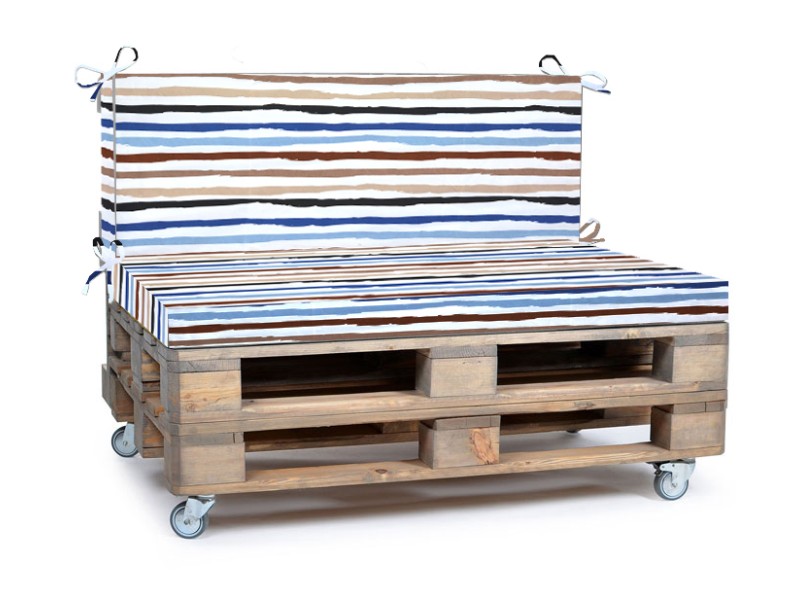 Μαξιλάρι για καναπέδες κρετόν με κορδόνια στην πλάτη Με σχέδιο | Barcelona