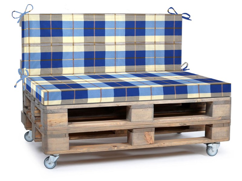 Μαξιλάρι για καναπέδες κρετόν με κορδόνια στην πλάτη Με σχέδιο | Rome