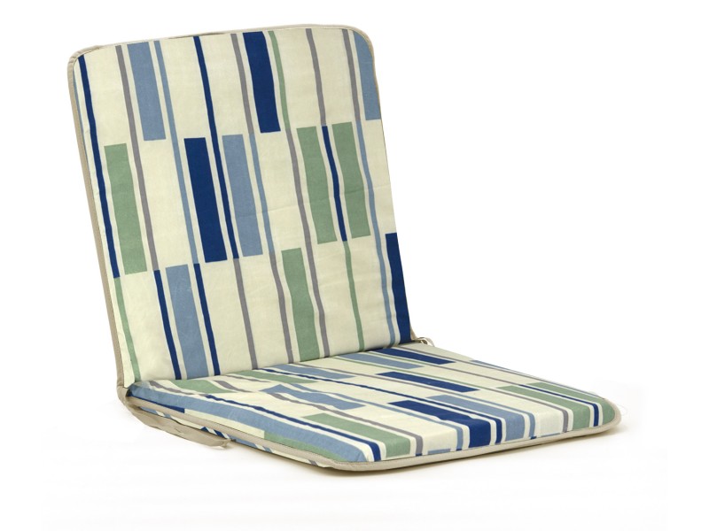 Μαξιλάρι καρέκλας με πλάτη Με Καρώ Σχεδίο Tanzania | Ύφασμα Κρετόν