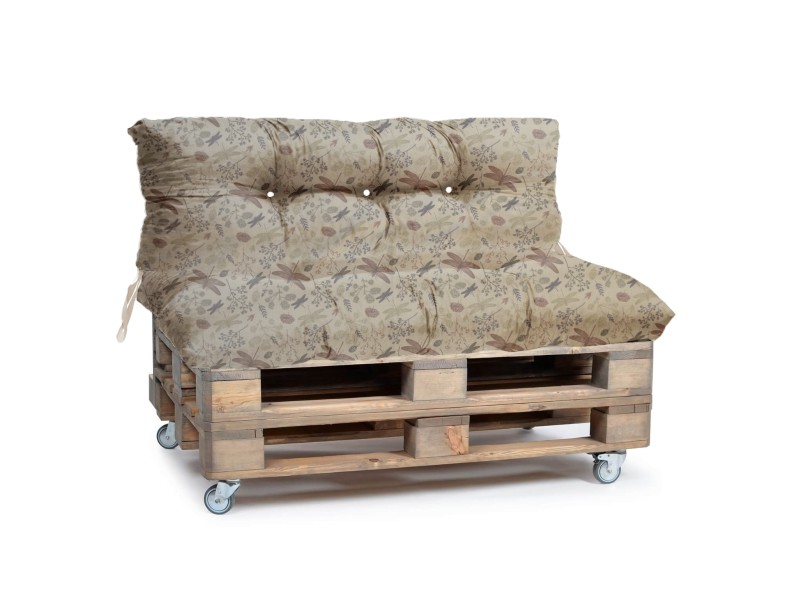 Μαξιλάρι για καναπέ με ενσωματωμένη πλάτη λονέτα - Σχέδιο Mosquitoes Tilo 601