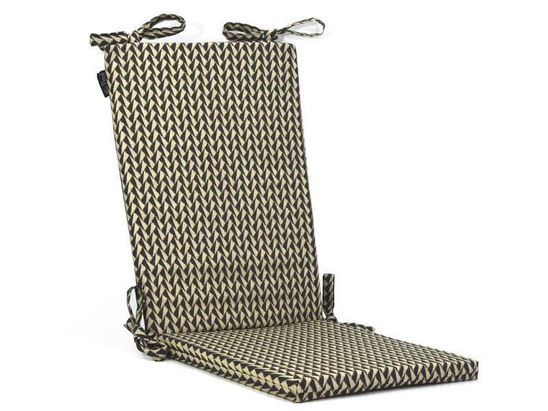 Μαξιλάρι καρέκλας λονέτα με κορδόνια στην πλάτη Σχέδιο Corteo 850