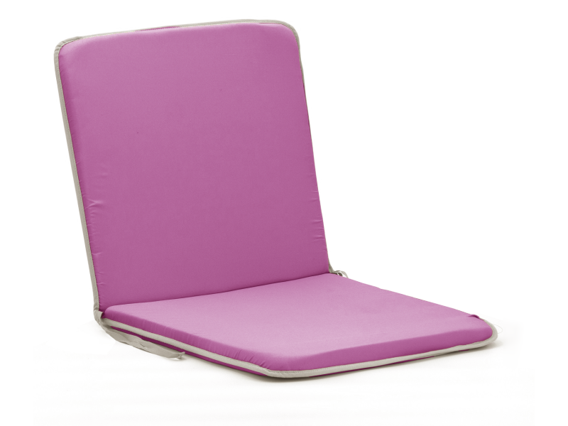 Μαξιλάρι καρέκλας με πλάτη μονόχρωμο φούξια