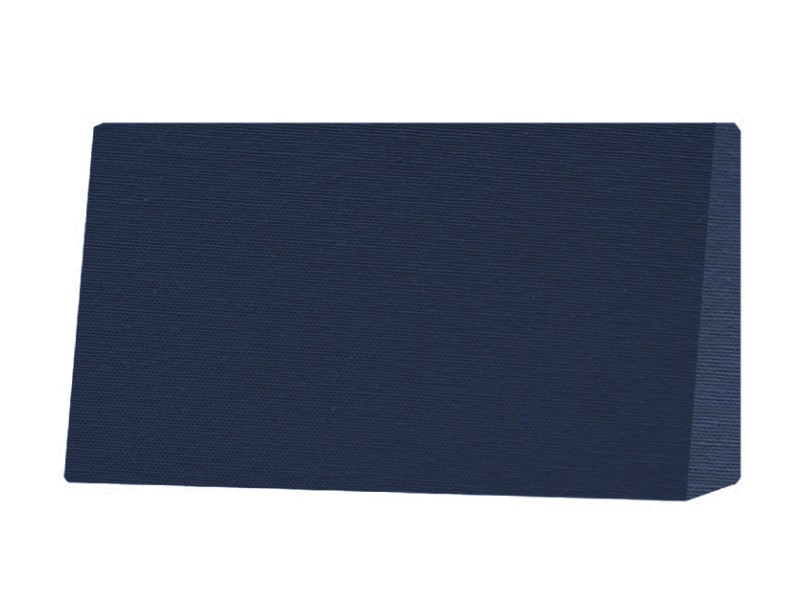 Μαξιλάρι πλάτης τριγωνικό Denim μπλέ για παλέτα με ύφασμα λονέτα μονόχρωμη