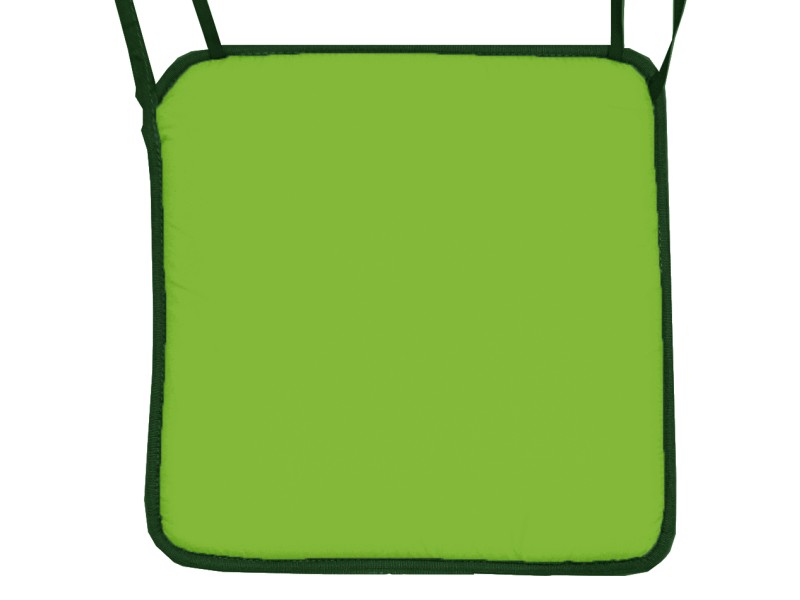 Μαξιλάρι καρέκλας με ρέλι, πράσινο χρώμα