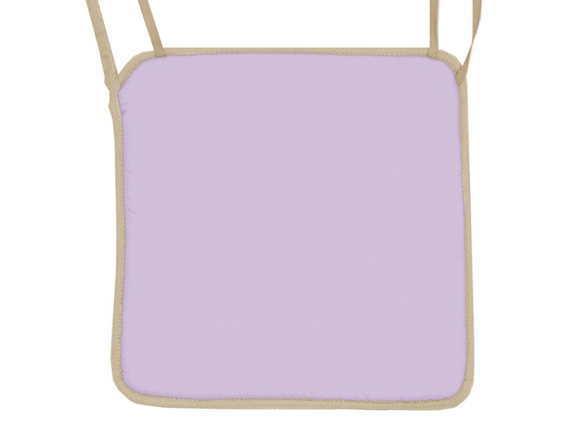 Μαξιλάρι καρέκλας με ρέλι, λιλά χρώμα