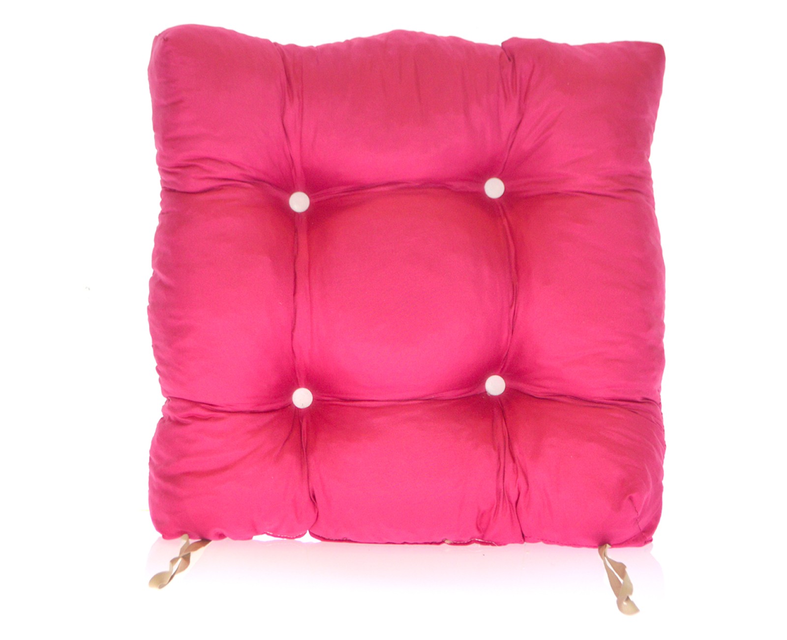 Μαξιλάρι κάθισμα μπαμπού - Κρετόν φούξια ύφασμα | Mypouf.gr