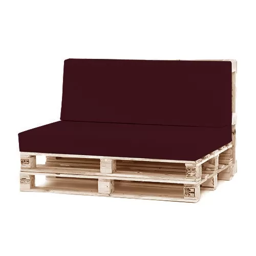 Μαξιλάρι πλάτης τριγωνικό για παλέτα κρετόν σάπιο μήλο σκούρο