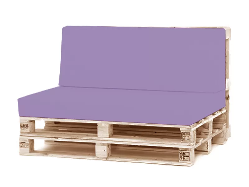 Μαξιλάρι πλάτης τριγωνικό για παλέτα κρετόν λιλά