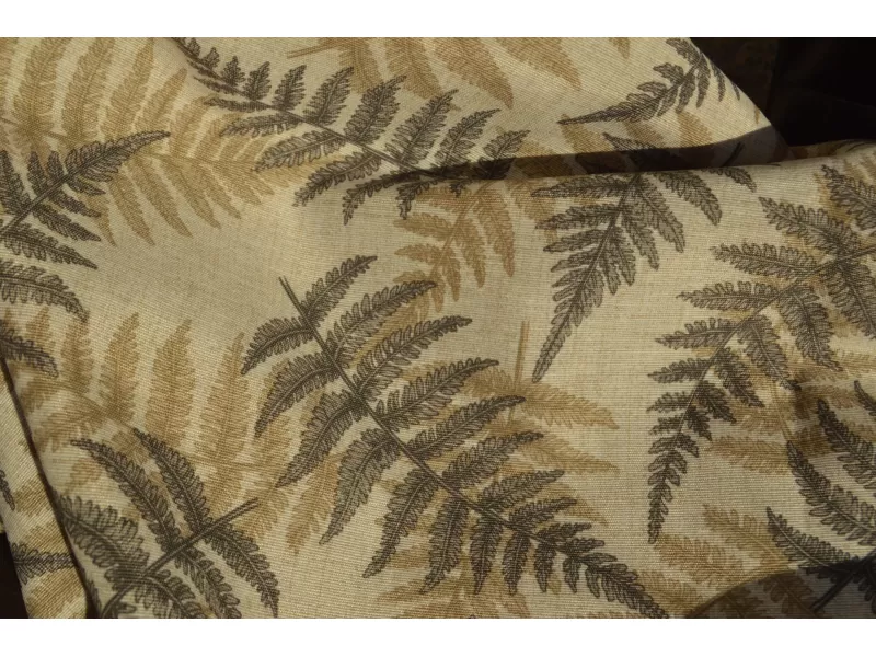 Μαξιλάρι καρέκλας λονέτα με κορδόνια στην πλάτη σχέδιο Φύλλα Tori 801