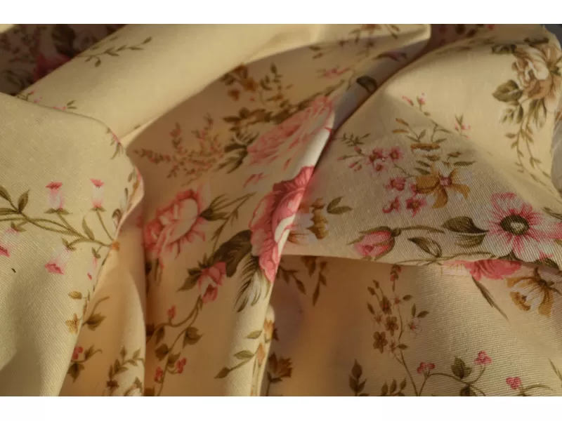 Μαξιλάρι Πλάτης Με 2 Κουμπιά Λονέτα Σχέδιο Floral Rakel 101