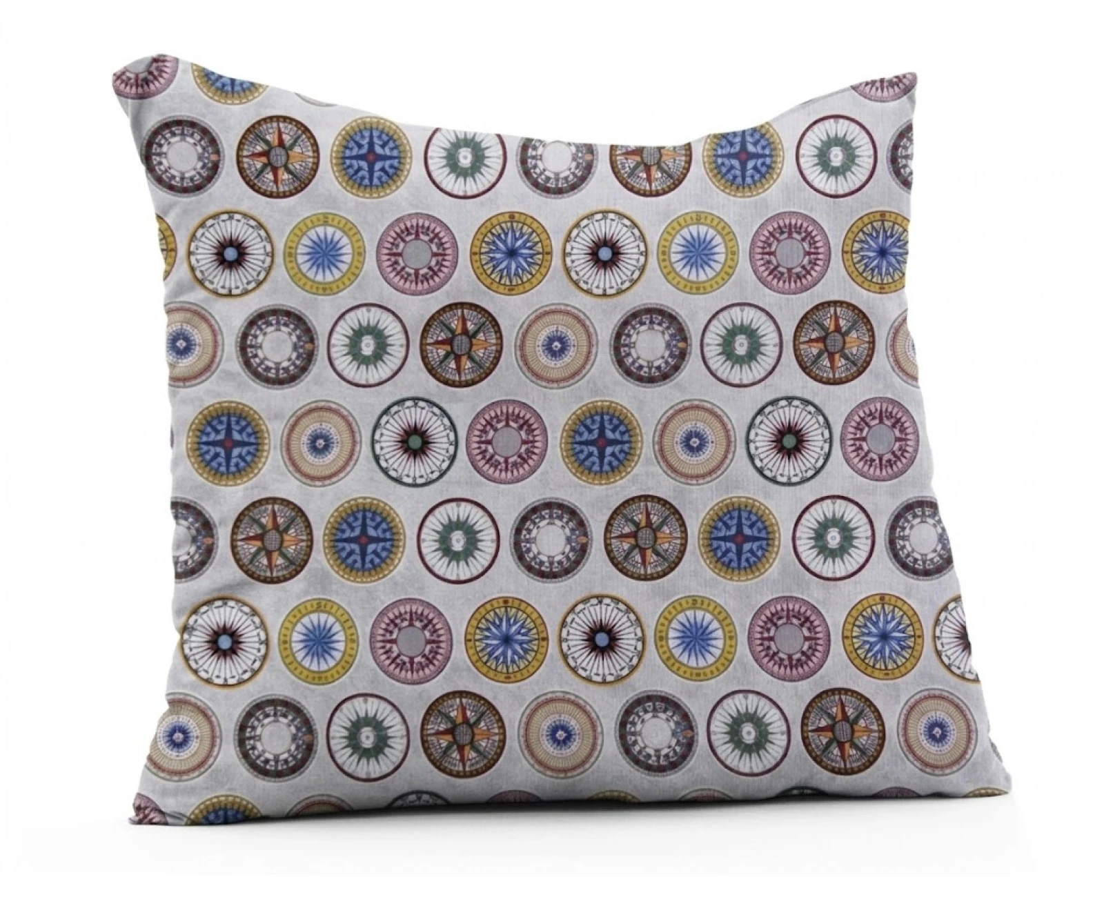 Μαξιλάρι καναπέ - δαπέδου compass design | Ύφασμα Λονέτα | Mypouf.gr