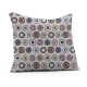 Μαξιλάρι καναπέ - δαπέδου compass design | Ύφασμα Λονέτα | Mypouf.gr