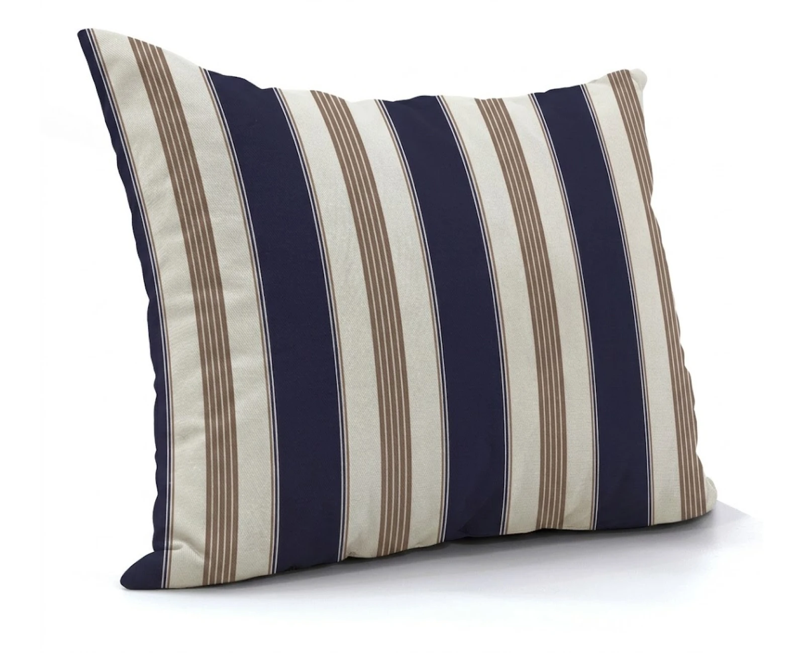 Μαξιλάρι καναπέ - δαπέδου dark blue stripes design | Ύφασμα Λονέτα | Mypouf.gr