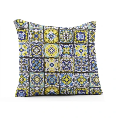 Μαξιλάρι καναπέ - δαπέδου Patch Mosaic design | Ύφασμα Λονέτα