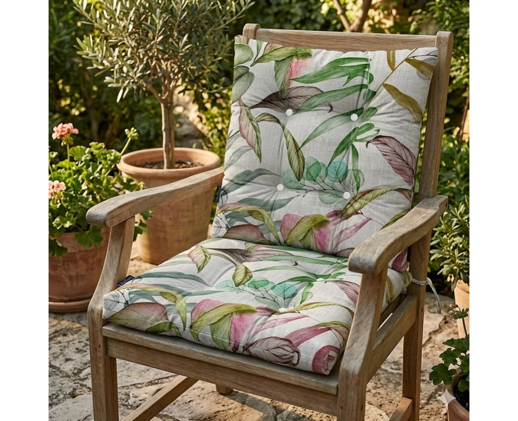 Μαξιλάρι κάθισμα μπαμπού Λονέτα Ύφασμα Lunae design | Mypouf.gr
