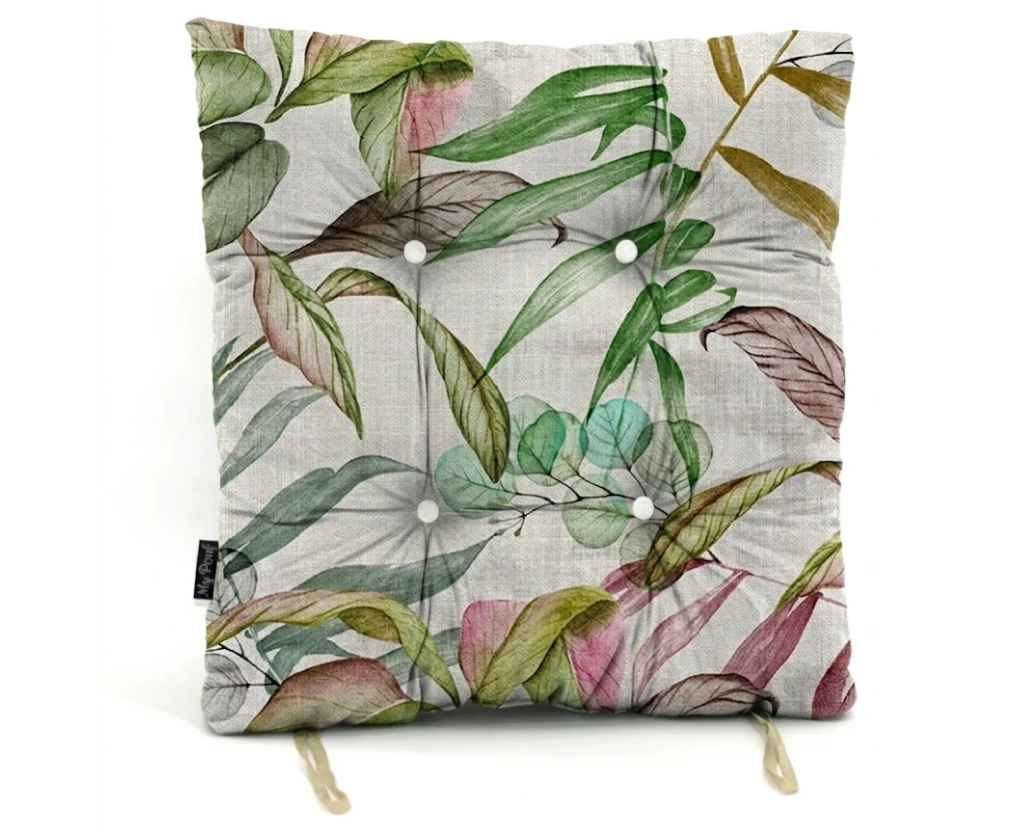 Μαξιλάρι κάθισμα μπαμπού Λονέτα Ύφασμα Lunae design | Mypouf.gr