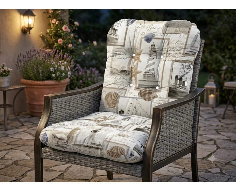 Μαξιλάρι μπαμπού Crue design ύφασμα λονέτα με πλάτη | Mypouf.gr