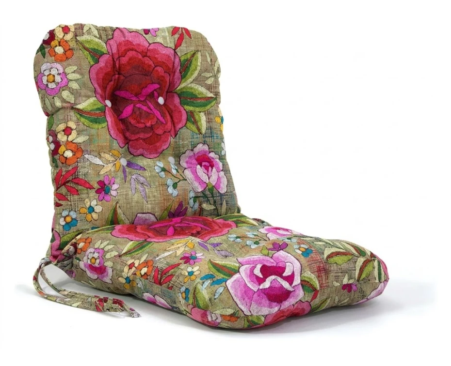 Μαξιλάρι μπαμπού Manila design ύφασμα λονέτα με πλάτη | Mypouf.gr